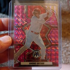 2022 Panini - Mosaic Shohei Ohtani Pink Prizm Refractor 164