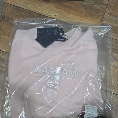 NAADAM Women s Original Cashmere Crewneck Sweater - Ballet Pink - Small