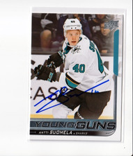 ANTTI SUOMELA autographed SIGNED '18/19 SAN JOSE SHARKS