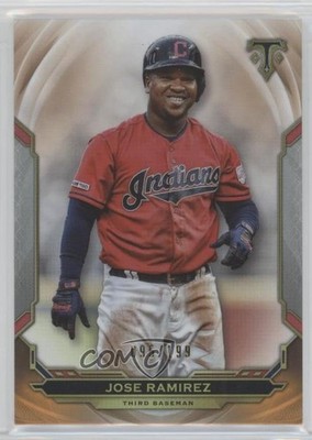 2019 Topps Triple Threads Amber 95/199 Jose Ramirez #65 14zh