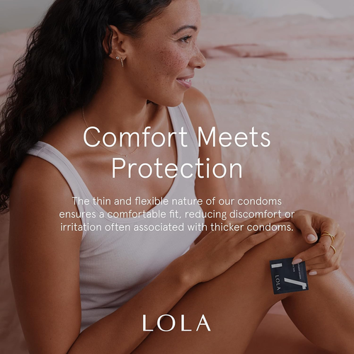 LOLA Regular Ultra Thin Natural Condoms - Vegan-Friendly Organic Condoms - Sensi - Picture 5 of 12