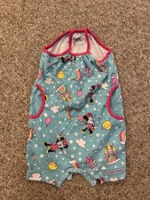 Vintage Walt Disney World Minnie Mouse Girls Sleeveless Romper Sz 24 Months