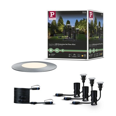 Plug & Shine LED Bodeneinbauleuchte Floor Mini Erweiterungsset IP67 3000K 3x2,5W