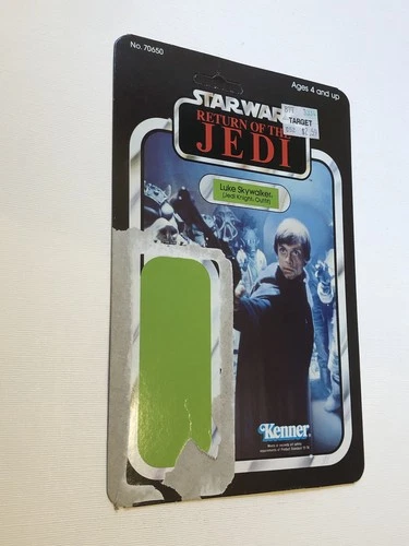 CARDBACK ONLY for 1980 Vintage Star Wars LUKE SKYWALKER JEDI OUTFIT 65 BACK