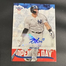 2022 Topps Opening Day Opening Day Autographs Joey Gallo #ODA-JG Yankees