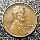 1921-S Lincoln Wheat Cent Penny ** Extra Fine Condition