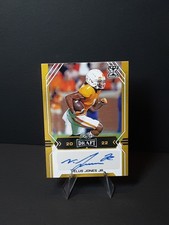 Velus Jones Jr. 2022 Leaf Draft X Auto Autograph Rookie RC 