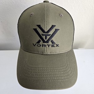 Vortex Optics Hat Mens Snapback Army Green Black Cap Utility Tactical Trucker