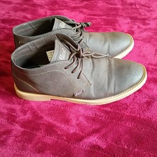 G.H. Bass Atwater Men Size 10Shoes Brown Leather Ankle Chukka Boot 295