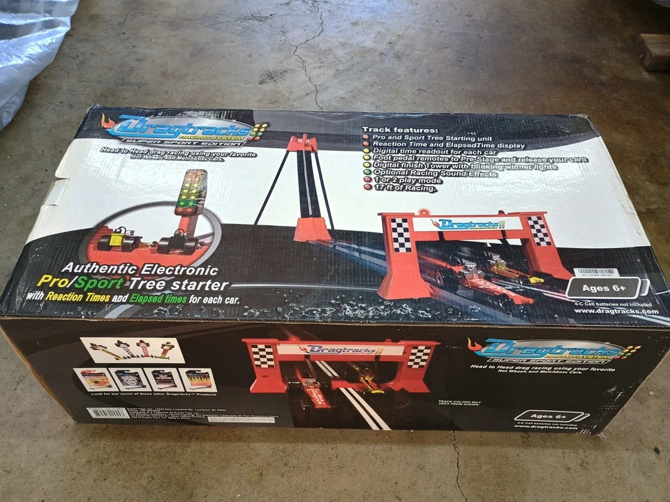 Hot Wheels Dragtracks escala 1/64 Die Cast Drag Race Track Matchbox vintage 1:64 Foto 4 de 4