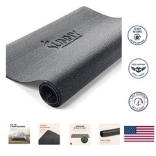 Multi-Size Non-Slip Exercise Mat: Ultimate Protection for Treadmills More