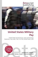 Lambert M. Surhone (U. A.) | United States Military Pay | Taschenbuch | Englisch