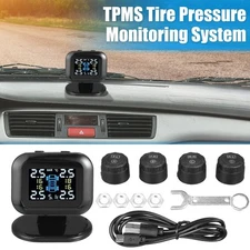 Tire Pressure Monitoring System Kit TPMS Tire Pressure Monitor w/ 4 TPMS Sensors