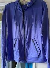  1584 Belle Body by Kim Gravel Zip Athletic Kanga Pocket Hoodie Size XXS