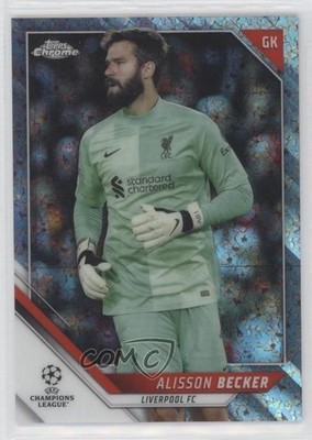 2021-22 Topps Chrome UEFA Champions League 99/275 Alisson Becker #46 k0w