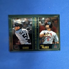 2001 Topps Traded & Rookies - Albert Pujols, Ichiro Suzuki #T99 Chrome (RC)