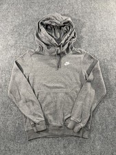 Nike Sweatshirt Womens Size Small Heather Gray Activewear Hoodie Funnel Neck
