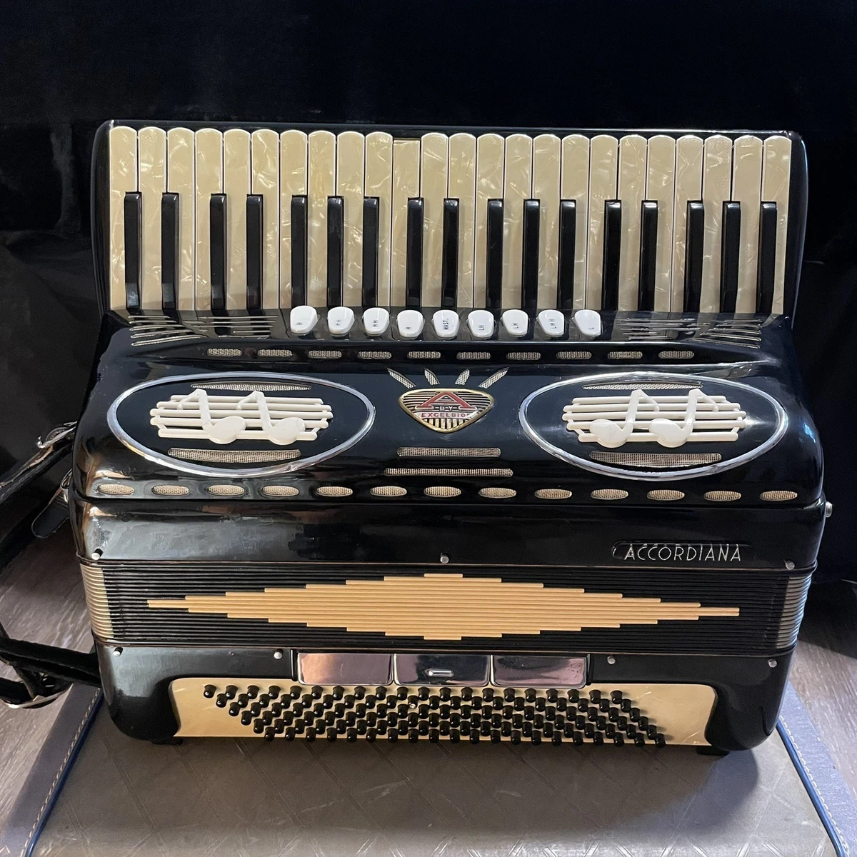 Excelsior Accordions with 120 Bass Keys and 41 Treble Keys for