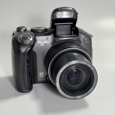 Canon PowerShot S3 IS 6.0MP Digital Camera Black   12x Zoom   For Parts