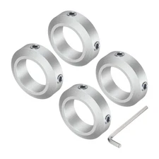 Set Screw Shaft Collar for 22mm Shaft, Clamping Collars 35mm OD, 10mm Th (4pcs)