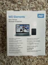 New Western Digital WD Portable Elements 5TB WDBLSS0050BBK-BD