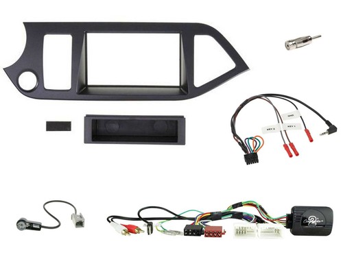 JVC Bluetooth Lenkrad USB DAB CD Autoradio für Kia Picanto ab 2011 AUX USB Start - Bild 3 von 11
