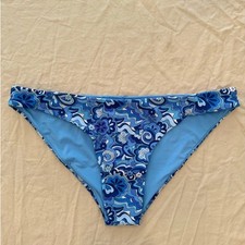 Tilly's Full Tilt NWT  blue floral print bikini bottom  size XL
