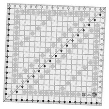 Quilt Ruler 18-1/2in x 18-1/2in Square – CGR1818 – Made in USA, Non-Slip Grip