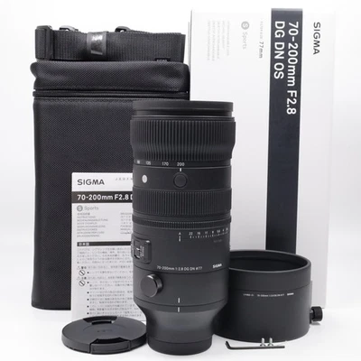 SIGMA Sports 70-200 mm F2,8 DG DN OS pour monture Sony E [Near Mint] #8717LJ - Photo 1/4