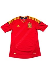 adidas Spain Euro 2012 Home Soccer Jersey Shirt X10937 for sale