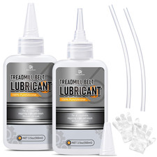 Silicone Treadmill Lubricant - 7Oz Treadmill Lube with Application Tubes, 100 S
