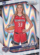 2025 Panini Prizm WNBA #145 Lucy Olsen White Seismic Prizms