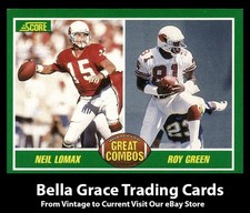1989 Score Roy Green / Neil Lomax #280 Phoenix Cardinals NFL Football