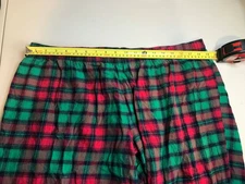 Jammies for your Families Womens 2XL Red/Green Plaid Christmas Pajama Pants