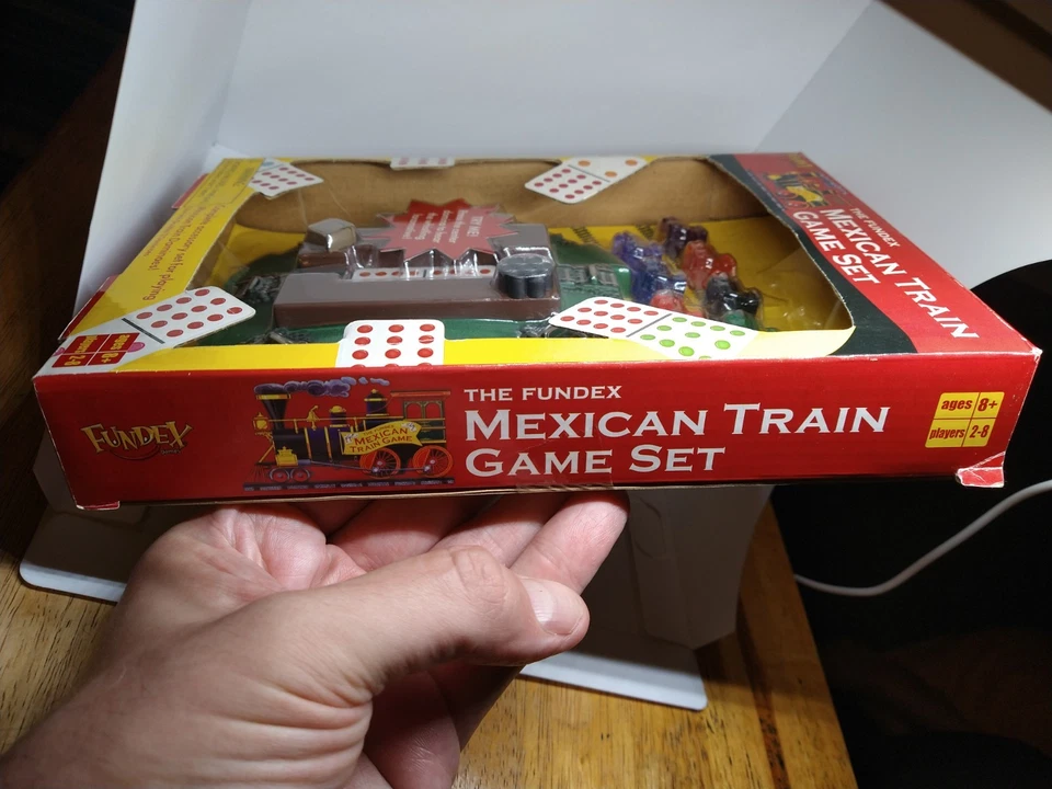 *Juego de Juego de Tren Mexicano Fundex para Dominó (NO INCLUIDO) 2002 Juego de Accesorios Foto 4 de 4