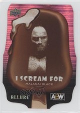 2022 Upper Deck Allure AEW I Scream For Pink 47/100 Malakai Black #ISF-15 0nr3