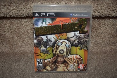 Borderlands 2 PS3 Playstation 3 case, disc, paperwork