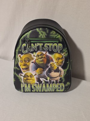 Loungefly Shrek Can't Stop I'm Swamped Glow-In-The-Dark Mini Backpack NWT 