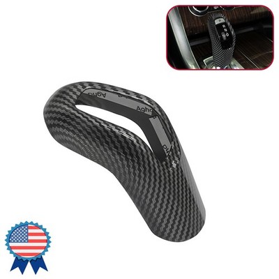 1pc ABS Black Shift Knob Shifter Cover Trim For Land Rover Range Sport 2018-2021