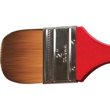 United 1727 Synthetic Sable Watercolor Brush Oval Wash 2"