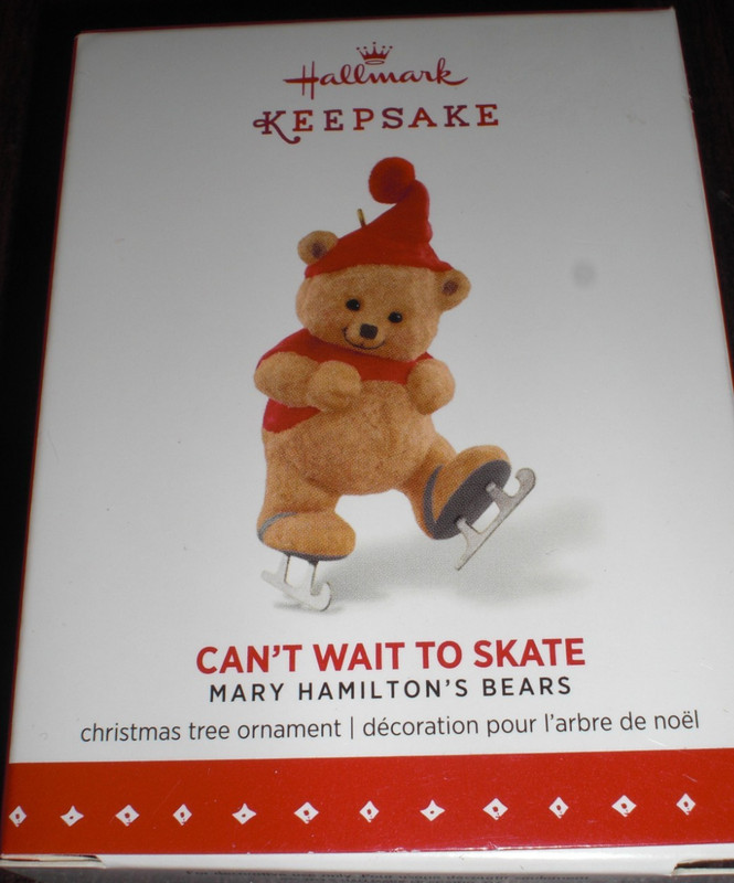 2015 HALLMARK CAN'T WAIT TO SKATE 1ST IN THE MARY HAMILTON'S BEARS SERIES - NIB
