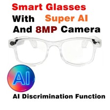 HD Video AI smart glasses with camera and bluetooth and video control