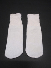 VINTAGE INFANT TODDLER GIRLS BOYS WHITE TUBE SOCKS