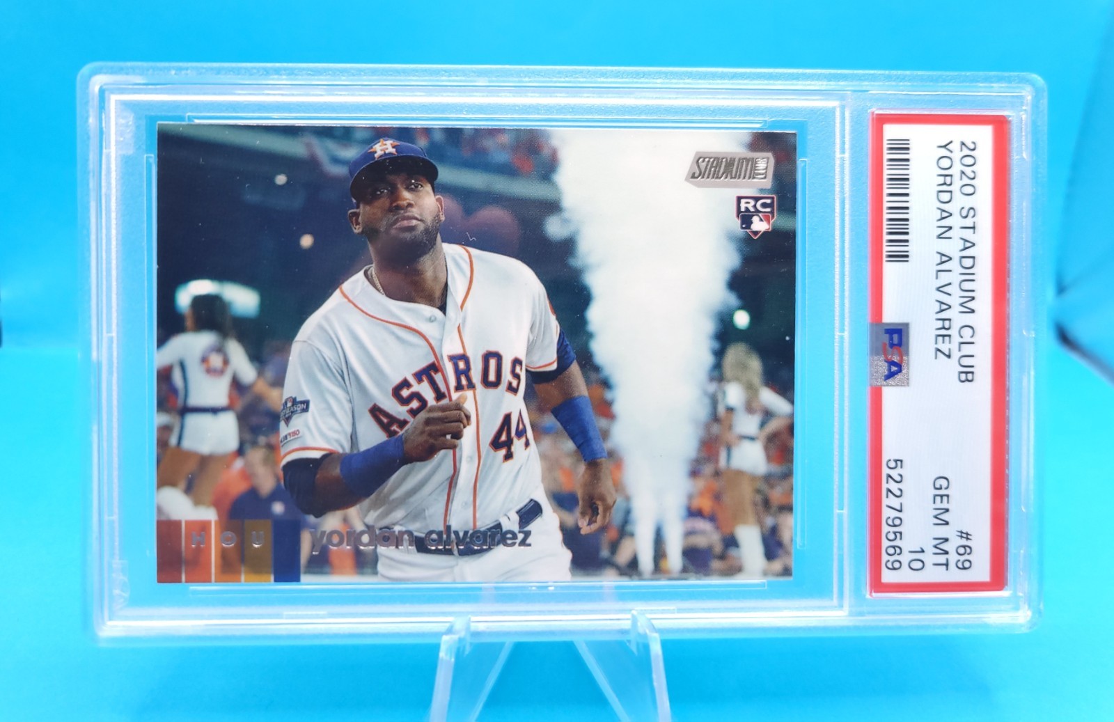 2020 STADIUM CLUB #69 YORDAN ALVAREZ RC ASTROS PSA 10 view 2