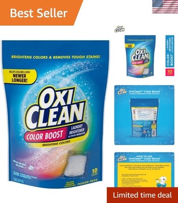 Max Force Power Paks 10 Count: Active Oxygen for Stain Removal & Fabric Care
