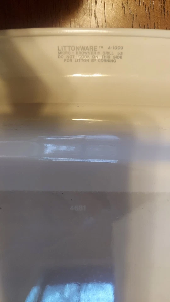 LITTONWARE A-1003 Micro Browner Grill L-3 Litton By Corning For Microwave Oven - Image 3 of 4