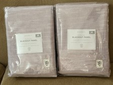 Pottery Barn Kids Set of 2 EVELYN BLACKOUT PANEL 44x96" Dusty Lavender NEW 258