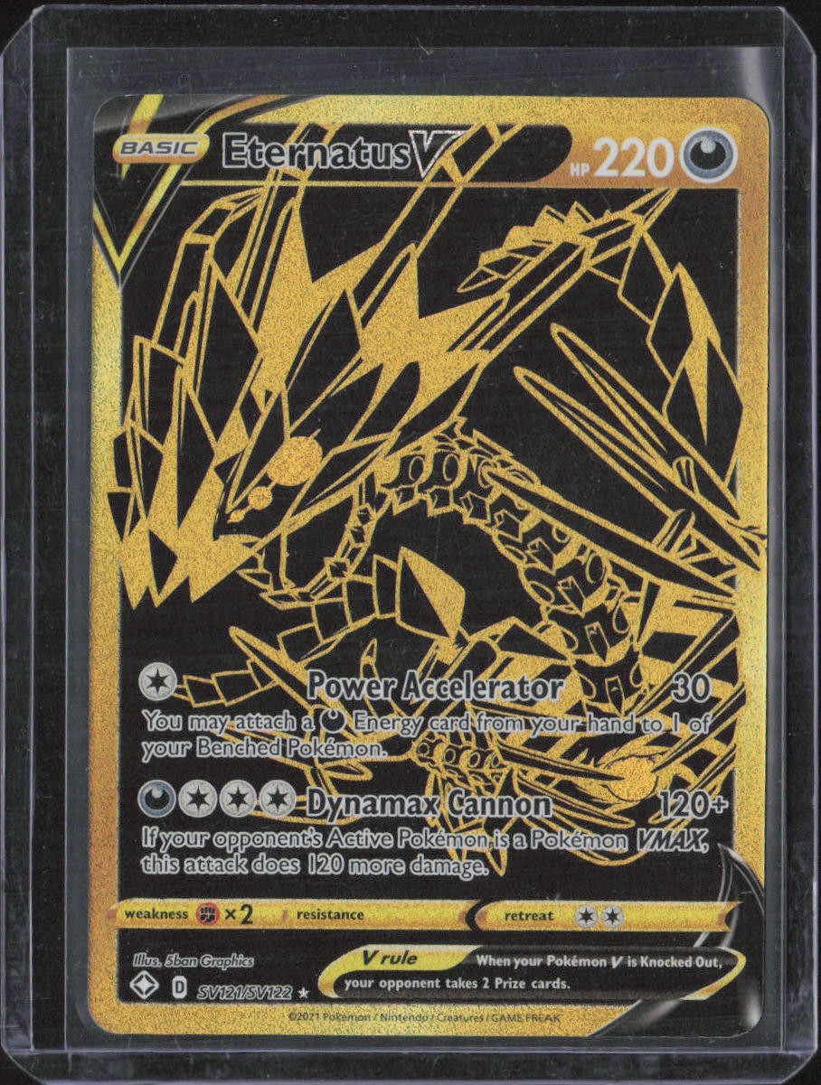 Eternatus V SV121/SV122 Shining Fates: Shiny Vault Holo Pokemon