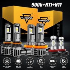 AUXBEAM LED Headlight High Low Beam Fog Light 6500K For Honda Pilot 2006 - 2024