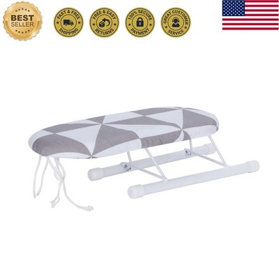Mini Ironing Board Foldable Sleeve Cuffs Collars Ironing Table for Home Trave...